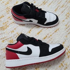 Nike Air Jordan 1 Low GS 'Black Toe' sneakers
